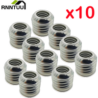 10pcs 220V E27 To E14 Lamp Holder Converter Socket Light Bulb Lamp Holder Adapter Plug Extender Led Light