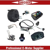5000W 72V High-Speed Mid Drive Motor Kit, QS165 V1 Pro for Go Kart ATV Conversion with Fardriver ND72680