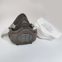 3200 Dustproof Half Mask Respirator Suitable For Spray Paint Carpentry Grinding House Decoration And Filter Accessory