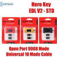 Hero Key EDL Cable & Hydra EDL USB Harmony Connections of Models Support for Phone Open Port 9008 Mode Universal 10 Mode Cable