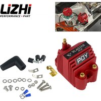 LIZHI- PQY Universal Blaster SS 12V Coil High Output External Male E-Core Ignition Coil With Accessories Square Epoxy LZ-EIC00-K