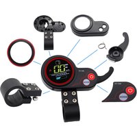 LCD TF-100 Display Electric Scooter Skateboard Dashboard For Kugoo M4 Zero10X Sealup Electric Scooter Parts