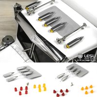1/14 RC Roof Light Spotlight LESU GW-K005 For Tamiya 1/14 RC Tractor Truck King Hauler Grand Hauler Parts Truck Accessories