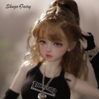 Shuga Fairy 1/4 Pearl BJD Doll Handmade Resin Figure Sweetheart Girly Face Meat Leg BJD Doll Toys Pure Handicraft Fullset