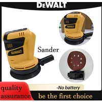 Dewalt 125mm Brushless Motor Cordless Orbital Sander Grinder Wood Metal Waxing Polishing Grinding Machine for Dewalt 20V Battery