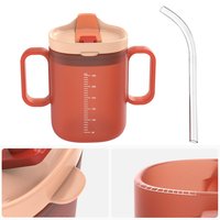 300ml Elderly Care Cup PP Water Cup With Handles Anti overflow Anti choking Drinking Cup for elderly children pregnant women