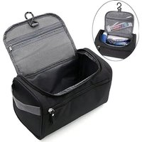 Zipper Polyester Men Business Portable Storage Bag Toiletries Organizer Women Travel Cosmetic Bag Hanging Waterproof Wash Pouch
