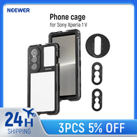 NEEWER Phone Cage for Sony Xperia 1 V, Quick Release Video Rig Case Phone Stabilizer, 67mm Filter Adapter Compatible with Sony