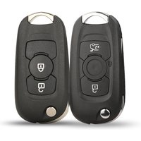 jingyuqin Remote Car Key Case Cover For Opel Vauxhall Astra K 2015-2017 Buick Excelle GT VERANO EXCELLEGT 2 Buttons