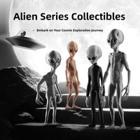 2025 New Peru Alien Figure Printed by FDM3D Multicolor Molding High Grey Man Collectible Model Toy for Ages 14 And up