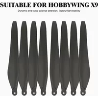 3411 Folding Drone Prppellers Blades for Hobbywing X9 Power System Carbon Fiber Plastic Mix Propeller CW CCW Drone Accessories
