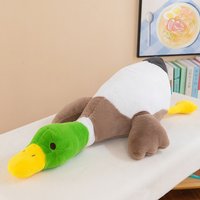 70-115cm Kawaii Huge Duck Plush Toy Cute Large Goose Stuffed Animal Soft Doll Sofa Sleeping Pillow Children Cute Gift Room Decor