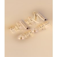 【A6L】7/9/10Pcs Heat Insert Nut Iron Tip M2 M3 M4 M5 M6 M8 Brass Thread Embedded Kit Tool For Plastic 3D Printer Soldering Iron
