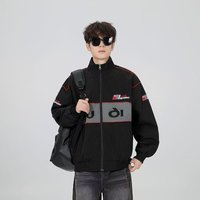 AliExpress Hot selling Audi racing suit embroidered cycling suit European and American style jacket, unisex windproof long sleeved jacket