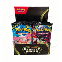 English 360Pcs Pokemon TCG MEGA EVOLUTION Perfect Order Classics Booster Box Pokemon Trade Card 36 Pack Box For Boys Gifts