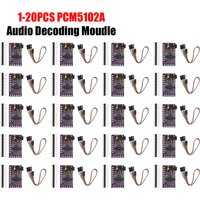 1-20PCS Interface I2S PCM5102A DAC Decoder GY-PCM5102 I2S Player Module For Raspberry Pi pHAT Format Board Digital Audio Board