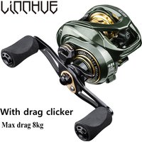 LINNHUE Baitcasting Fishing Reel Micro Fish WK1000 Reel Max Drag 8kg Gear Ratio 7.2:1 Fishing Reel Goods Accessorie