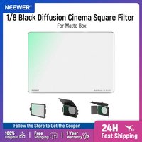 NEEWER 1/4 1/8 Black Diffusion Dreamy Effect 4"x5.65" Cinema Square Filter (Rectangular) for Tilta for SmallRig Matte Box