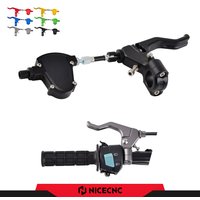 For Honda CR XR CRF Kawasaki KX KLX KDX Suzuki DRZ DR-Z400 Yamaha YZ YZF WRF Short Stunt Clutch Lever Pull Cable System Kit