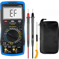 6000 Counts True RMS Digital Multimeter Auto Range NCV AC/DC Volt Current Ohm Cap Temp Freq hFE Tester with Backlight