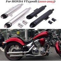 Slip On For HONDA VT1300 CX CXA Fury VT1300CT VT1300CR VT1300CRA VT1300CS VT1300CSA Motorcycle Duals Exhaust Full System Muffler