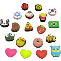 5/8/10 Pcs Cute Silicone Tennis Vibration Dampeners Tennis Racket Anti Vibration Squash Racquet Damper Tennis Accessories