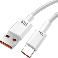 XIAOMI 0.25/1/1.5/2M 10A 120W Type C USB Fast Charging Cable USB To Type C Charging Wire USB A To USB C Fast Charging Data Cord