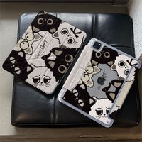 Cute Black Cat Tablet Case For iPad Pro 11 12.9 13 A16 M2 M4 M3 M5 Shell 8.3 9.7 10.2 5/6/7/8/9/10/11th Mini Air 3 4 5 6 7 Cover