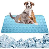 Dog Cooling Mat small Cooling Pad Summer Pet Bed for Dogs Cats Kennel Pad Breathable Pet Self Cooling Blanket Dog Crate Sleep