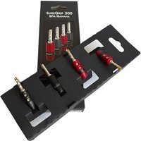 4Pcs 300 Series BFA Banana Plug Silver Plated Copper Amplifier Speaker Connector No Welding HiFi Audio Adapter