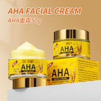 AHA Turmeric Revitalizing Facial Cream Fruit Acids Firming Lasting Moisturize Hydration Face Lotion Korean Skincare Glowing Skin