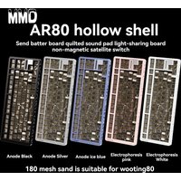 Wooting 80HE Aluminum Hollow Shell Customized Keyboard Case Magnetic Switch Hot Swap Office and Gaming Keyboard Accessories