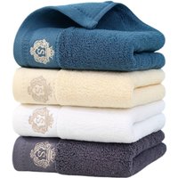 1/2/3pcs Bathroom Towels Sets Embroidered Cotton Big Bath Towels 70x140cm and 35x75cm Face Shower Daily Use Towels 수건 세트 Toallas