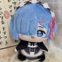 Kawaii Different World From Zero Plush Doll Rem Anime Cosplay Pendant Keychain Cartoon Figure Stuffed Toy Kids Birthday Gift
