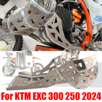 For KTM EXC 300 250 2024 EXC250 EXC300 2024 Accessories Engine Protection Cover Bash Plate Guard Skid Plate Belly Pan Protector