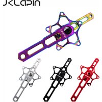 JKLapin Litepro Lightweight 130BCD Integral Hollow Stars Crank Folding Bicycle Aluminum alloy Five Claw Crank Bike Parts