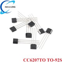 10pcs CC6207TO TO-92S CC6207 6207T 6207 TO92S All-polarity Latching Micro-power Hall-effect Switch Sensor IC Chip New Original