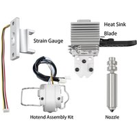 Compatible with Anycubic Kobra X Hotend Kits Nozzle Heating Components Radiator Strain Gauges Extruder Cutter Kits Etc
