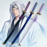 40inch Kuchiki Byakuya Katana Swords Bleach Katana Fake Sword Real Size Japanese Killer Devils Anime Cosplay Prop Toy Gifts