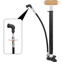AliExpress NONE Portable 4-in-1 Bike Tire Air Chuck Pump Valve Adapter for Presta Schrader Dunlop Clik Valves & Balls 90 Degree Bicycle Inflator