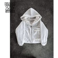 Harajuku Fashion Double Layer Zip Up Hoodie Men Retro Minimalist Streetwear Jacket Casual Loose Fit Autumn Winter Trend Style