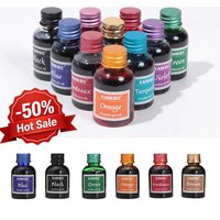 Fountain Pen Ink Colorful Bottled Fountain Pen Ink 30ml Bright Colors Smooth Writing