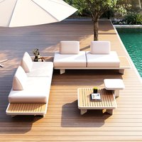 Outdoor Sofa Garden Furniture Sets Courtyard Leisure Villa Modern Garden Furniture Sets Dew Plastic Muebles Trendy Furniture