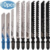 10PCS Chainsaw Blade For Woodworking Metal Plastic Machine, Fine Teeth Coarse High-carbon Steel Smooth And Metal Cutting