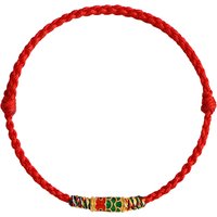 Adjustable Red String Bracelet with Lucky Koi Fish for Women Men Protection Handmade Black Cord Bracelets for Girls Boy Jewelry