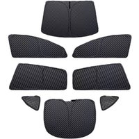 8 PCS for Tesla New Model Y/YL/3 Upgrade Thickened Privacy Sunshade Window Sunshades Windshield Blind Shading Outdoor Camping