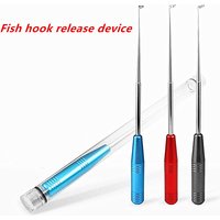 Metal Fishing Hook Release Device Deep Throat Quick Release Carp Fishing Accessories Tool Stainless Steel Safety Extractor