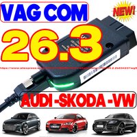 2026 Newest Unlimited VINs VCDS Auto com Diagnostic Coding VAG COM VAG HEX V2 Hardware Interface FOR VW AUDI Skoda Seat Real V2