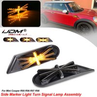 Car Flowing Side Repeater Lamp Dynamic LED Side Marker Light Indicator For BMW MINI Cooper R55 R56 R57 R58 R59 2007-2013