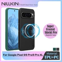 NILLKIN Super Frosted Shield Pro Magnetic Case for Google Pixel 9, Pixel 9 Pro, Pixel 9 Pro XL, PC+TPU cover, MagSafe, Non-Slip